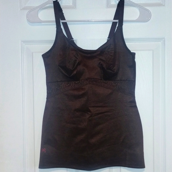 NEW Ruby Ribbon Lace Brown Cami Woman's Cami Size 36 - Picture 10 of 10